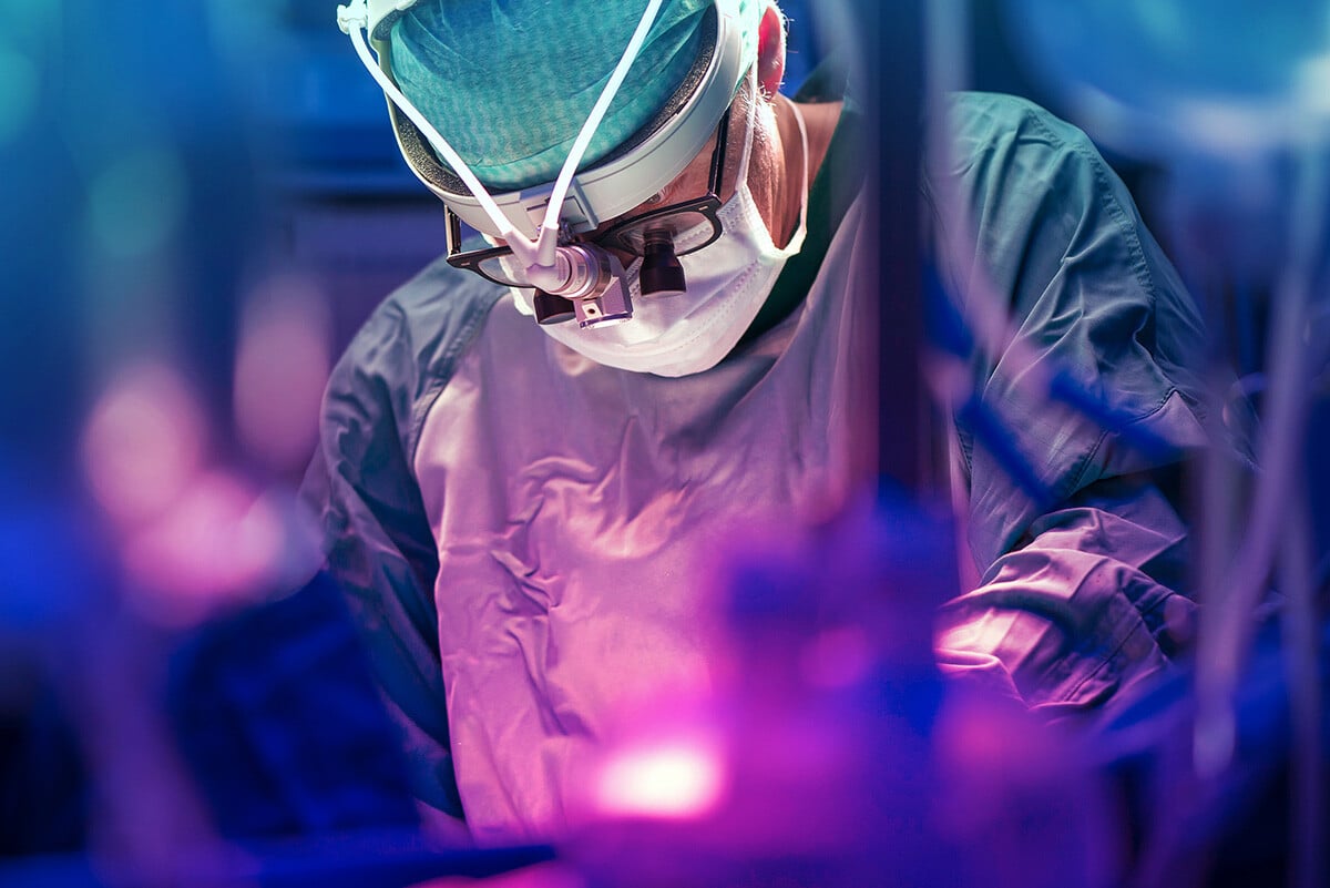 Doctor Performing Surgery